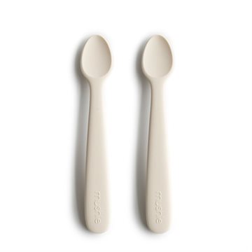 Mushie skeer i silikone 2 - Pak-  Ivory